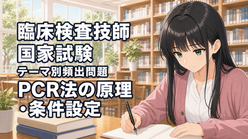 PCR法の原理・条件設定｜臨床検査技師国家試験テーマ別頻出問題